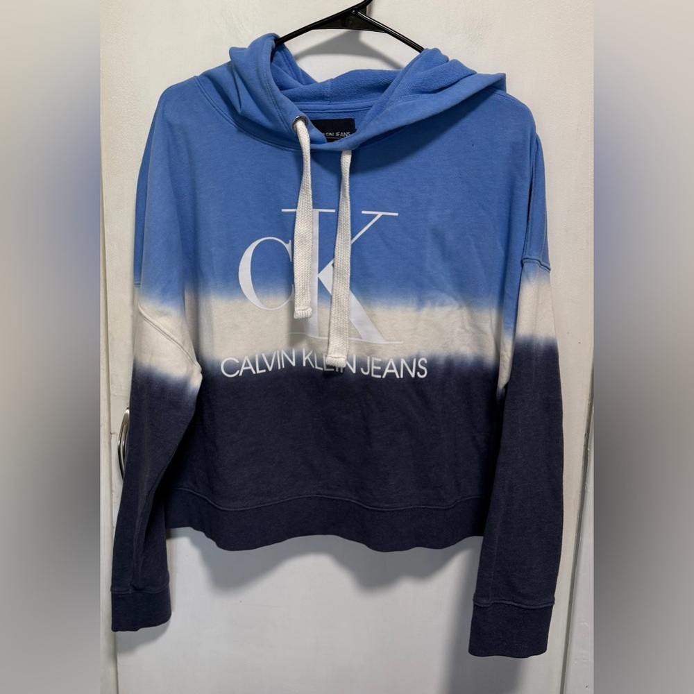 Calvin Klein Jeans Blue Hoodie - Picture 1 of 3